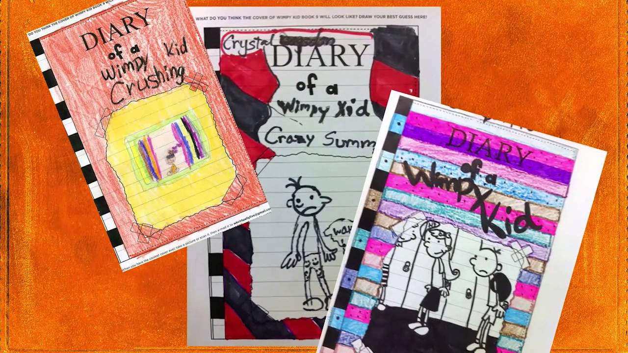 Diary Of A Wimpy Kid Book Cover Template