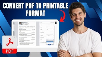 How To Convert PDF To Printable Format | Quick and Easy Guide