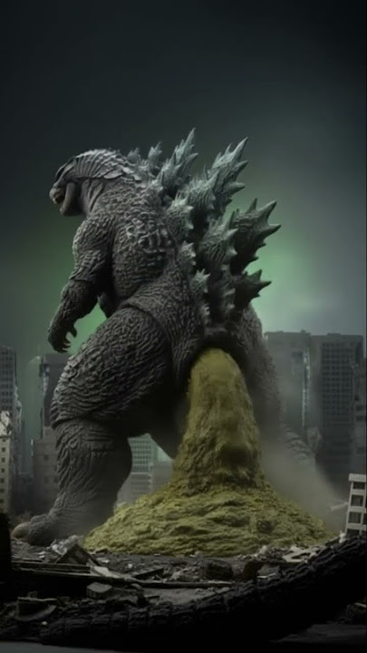 Awww Godzilla took a crap#Godzilla #Poop