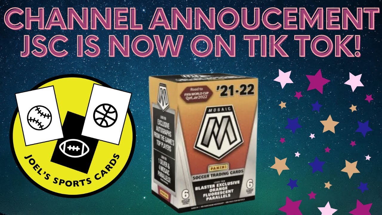 Unboxing 2022 Panini Mosaic Soccer Road to the World Cup Blaster Box Review & channel announcement!!