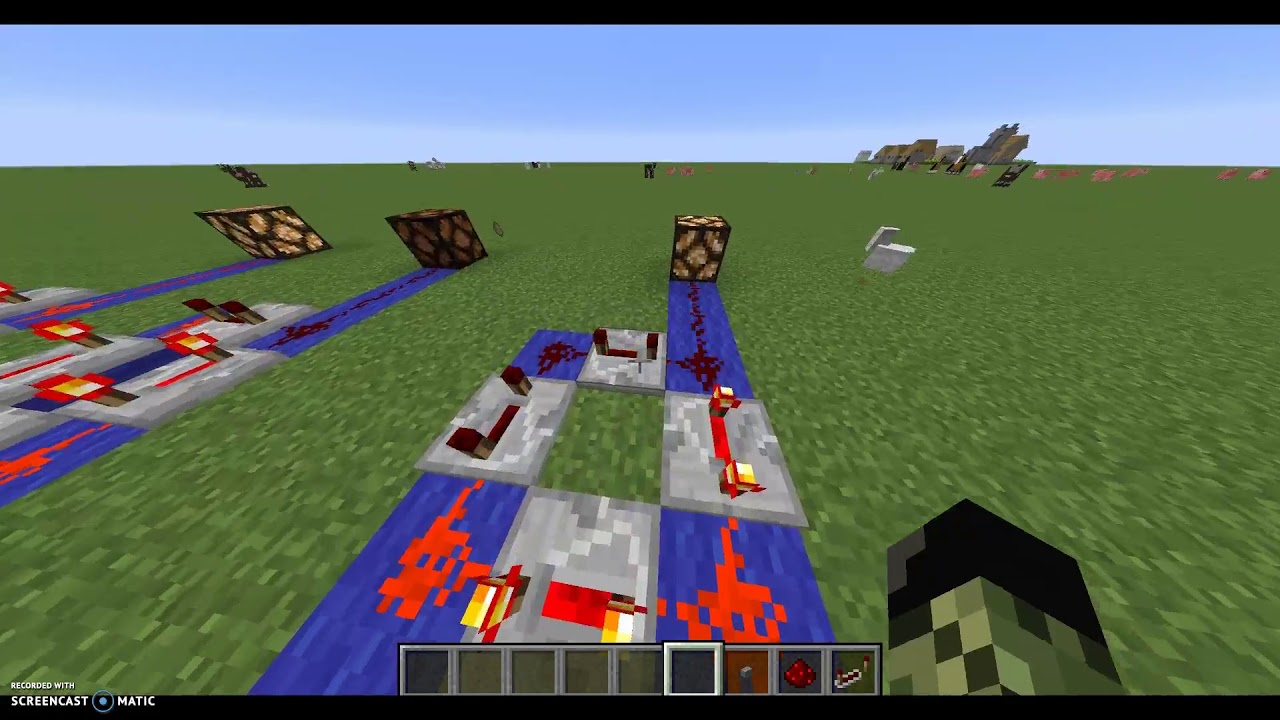comment faire une horloge minecraft - YouTube