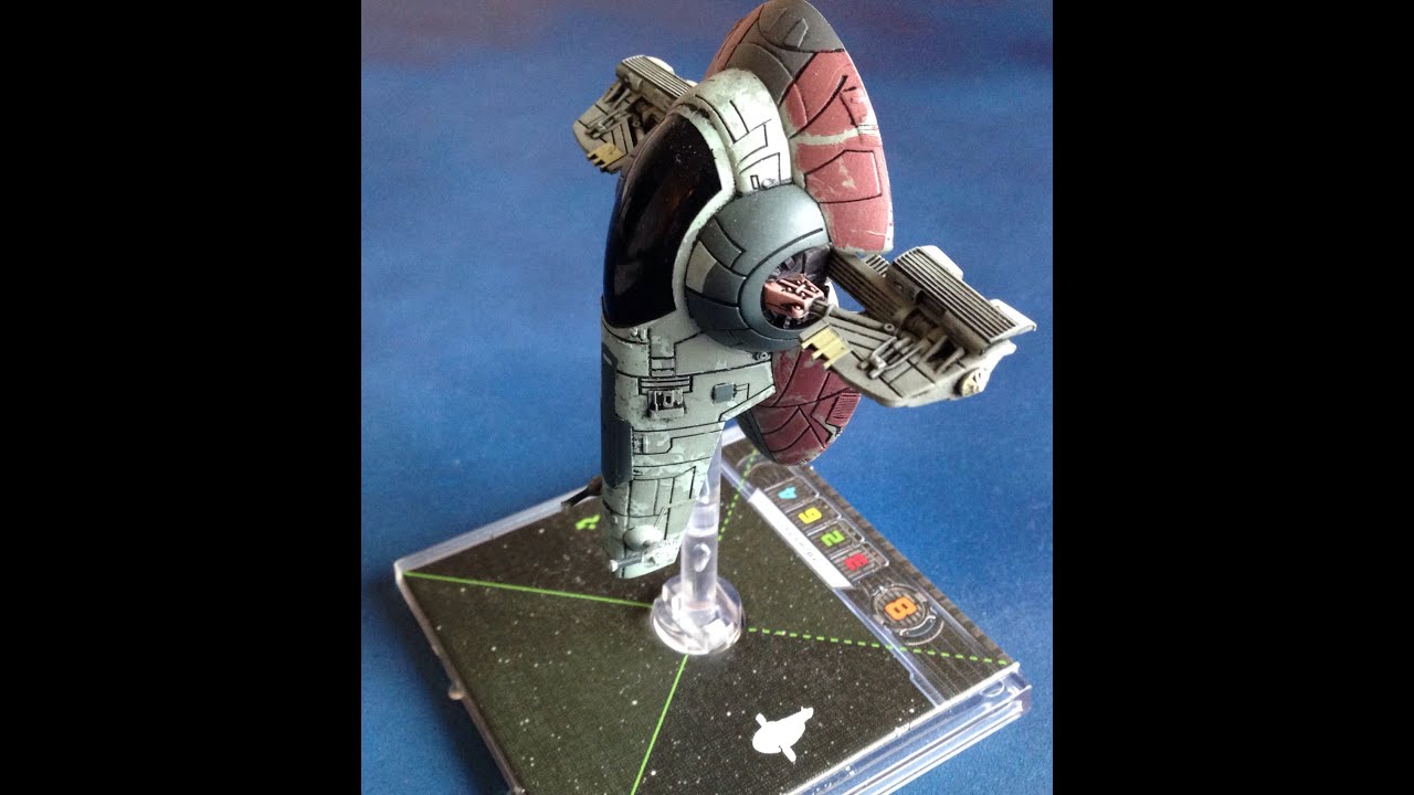 The Cardboard Dungeon: X-Wing Ship Review - Slave 1 - YouTube