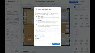 How to Export a 3D Model GLB — Room Sketch 3D