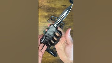 4 BRASS KNUCKLE Knives! #shortsviral #brassknuckles