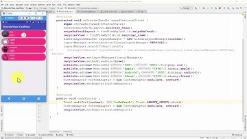 Android RecyclerView ve CardView Kullanımı - SwipeRefreshLayout