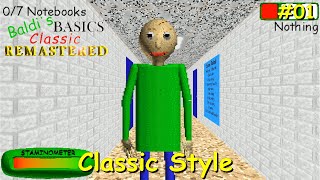 Baldi's Basics Classic Remastered #01 (Classic Style) screenshot 4