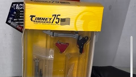 Timney 3 pound trigger install on Glock 19x