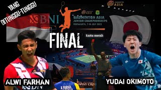 DRAMA  🔥 Alwi Farhan (INA) vs Yudai Okimoto (JPN) | Badminton Asia Junior Championships 2023