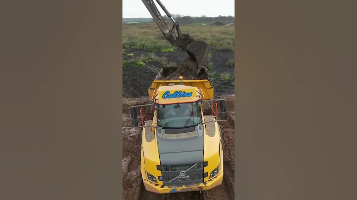 Earth Movers in Action: The Power of Modern Machines! #shorts #machine #excavators #machinery
