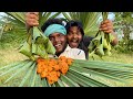 Palm leaf chicken recipe in tamil  traditional palm leaf chicken  mottamaadi samayal tamil