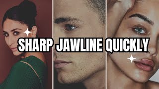 BUILD SHARP JAWLINE FAST| Mewing Exercises & Tricks in Bangla | 3 Minutes