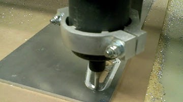 DIY homebuilt 3 axis CNC router,  CUTTING ALUMINUM