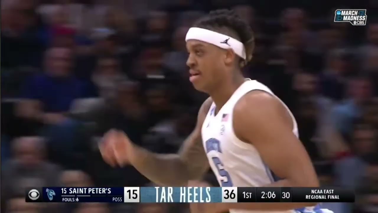 2022 NCAA Elite 8: (15) Saint Peter's vs (8) North Carolina Full Game Highlights:BACOT 20 PTS 22 REB