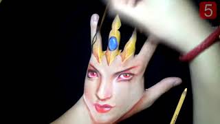 10 Cool illusions   Hand Art Makeup Compilation