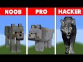 NOOB VS PRO VS HACKER Minecraft Pixel art✨wolf