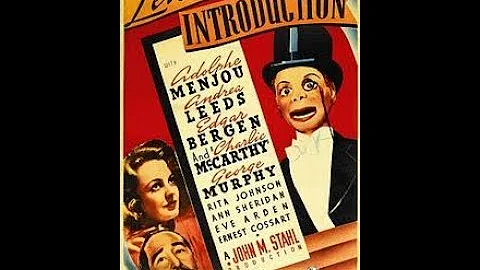Letter Of Introduction (1938) Adolphe Menjou, Ann ...