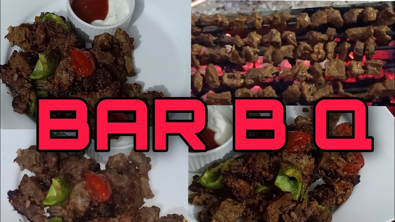 How to make Bar B Q Tikka Bar B Q Beaf Recipe Restaurant Style Bar