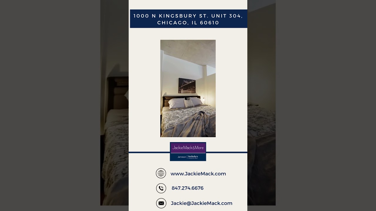 1000 N Kingsbury St. Unit 304, Chicago, IL 60610 
