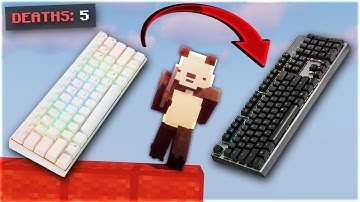 Treasure Wars but if I DIE.. I SWITCH Keyboard