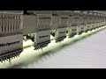 24 heads embroidery machine testing in richpeace factory