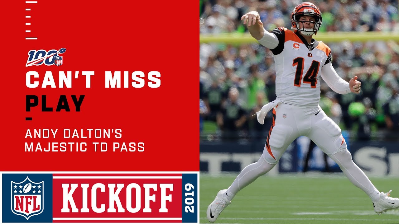 touchdown traduccion Andy Dalton's MAJESTIC TD Pass!