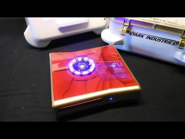 Iron Man Themed Red & Gold Chrome Custom Controller Chaos XBOX 360