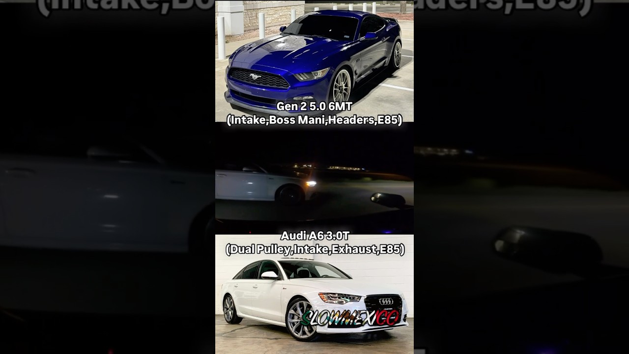 FBO E Audi A6 3.0T vs FBO E Gen 2 5.0 | Roll Race