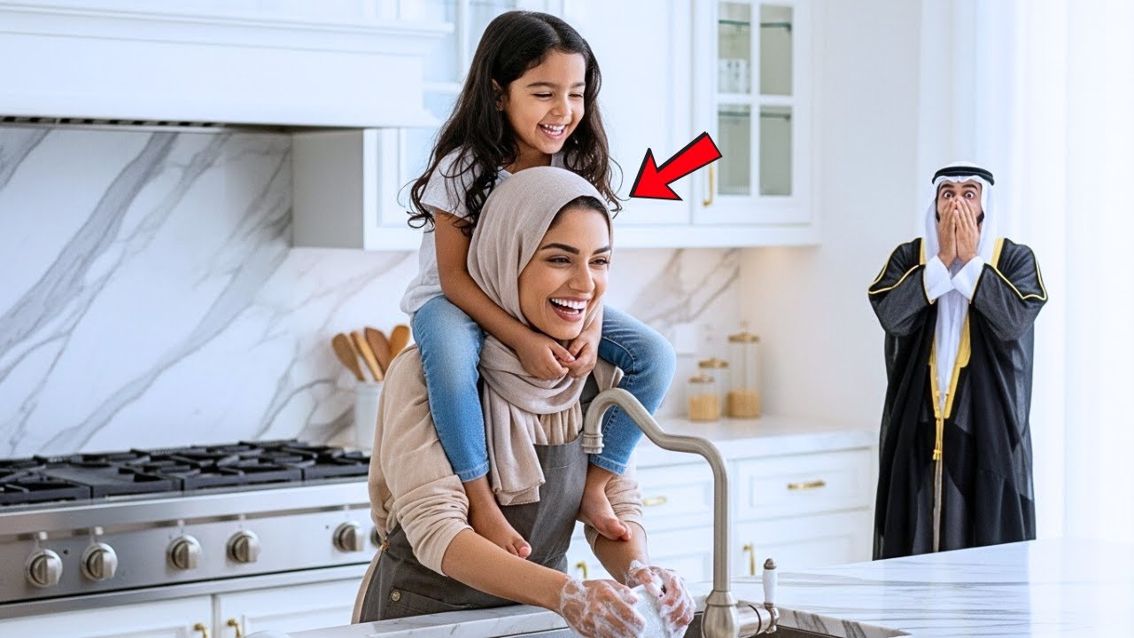 الملياردير العربي الأرمل يعود إلى المنزل مبكرًا، وما يراه يصيبه بالصدمة...