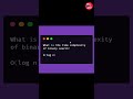 What is the time complexity of binary search