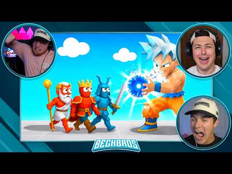Reacting to GOKU vs ALL GODS In TABS