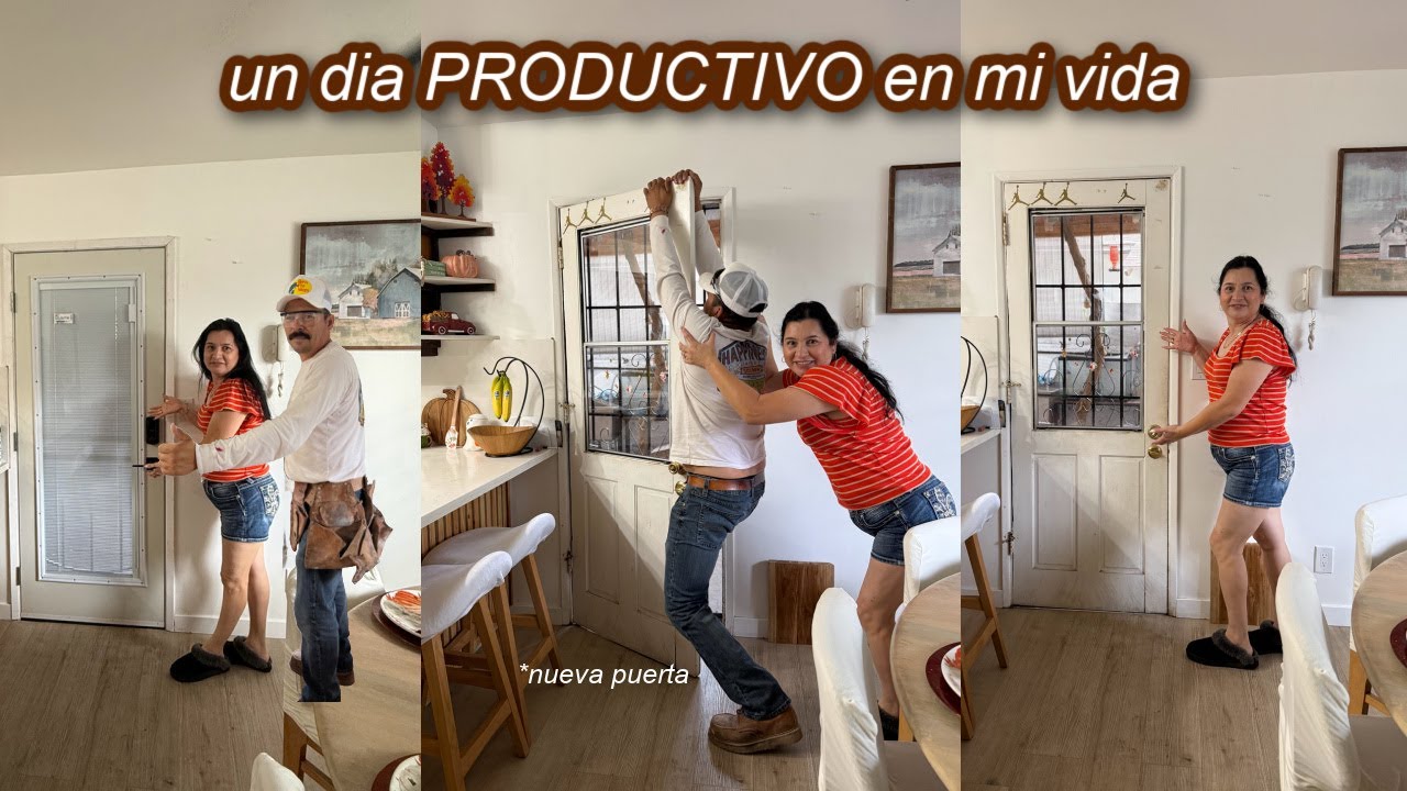 un dia PRODUCTIVO en mi vida | mi nueva puerta + haciendo tortillas