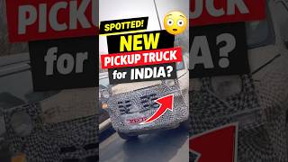 👀Mahindra’s Secret Pickup Caught🚨 #automobile #pune #mahindra