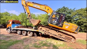 Máy xúc triệu view cứu hộ ô tô tải Hoàng Huy chở cát sa lầy hay nhất | Công nông chở đất đổ ben