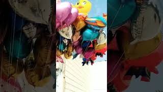 Helium balloons #viral #balloon #shorts