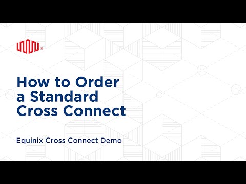 How to Order a Standard Cross Connect