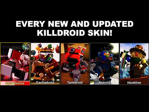 WINNING WITH EVERY NEW KILLDROID SKIN in DIE OF DEATH (Fashionably Late Update)
