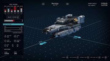 Starfield Ships: Wendigo stats, exterior and interior
