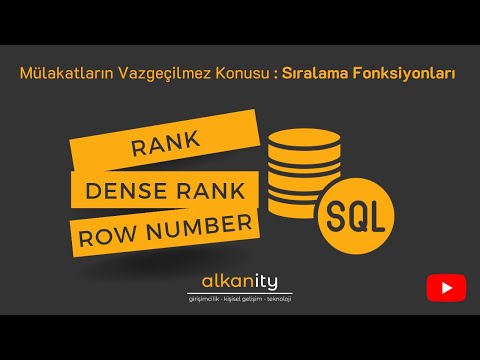 Video: SQL'de rank kullanımı nedir?