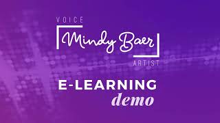 Mindy Baer Elearning Voiceover Demo