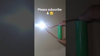 this is my 5 volt LED white light and 3.7 volt lithium battery 🔋🪫#viral# short# Tarun project#