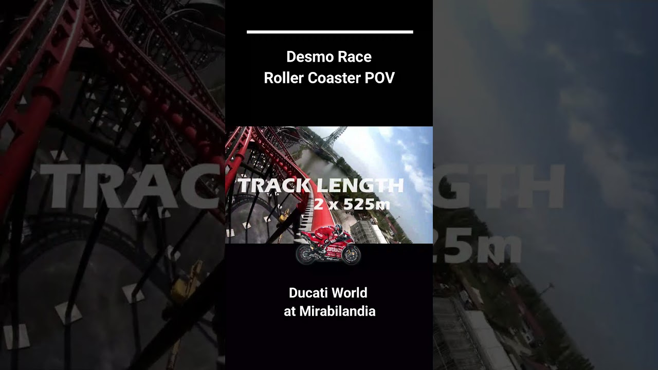 Desmo Race Roller Coaster POV Ducati World