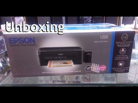 Epson L220 Unboxing and Printer Test GoodWork