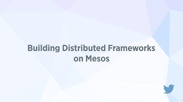 Building Distributed Frameworks on Mesos