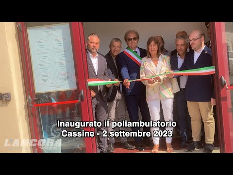Cassine - Inaugurato il poliambulatorio