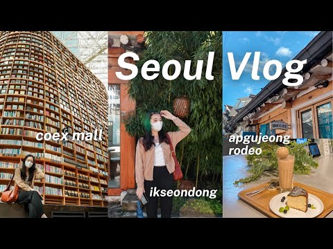 Korea Travel Vlog 2022 🇰🇷 | jalan-jalan ke korea selatan, coex mall, ikseondong, apgujeong 🍰🍂