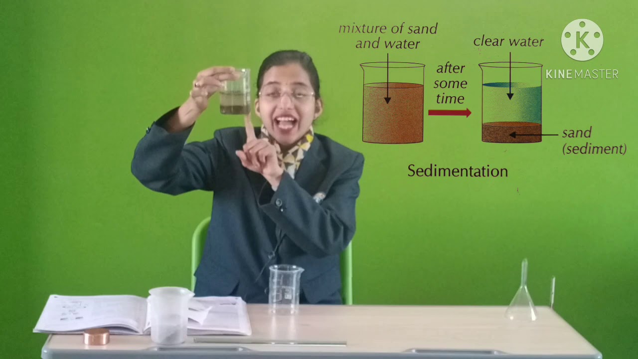 STD : 5 // Science // Experiment removal of insoluble impurity - YouTube
