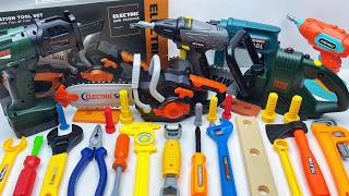 15-minute unboxing: Drill, chainsaw, and toolbox all included; immersive engineering experience.