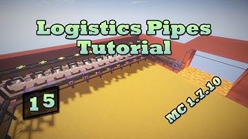Logistics Pipes Tutorial - #15 - Ex Nihilo Crucibles (Lava)
