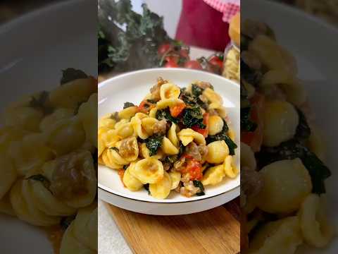 Le orecchiette saranno avvolte da un condimento ghiotto e saporito #food #recipe
