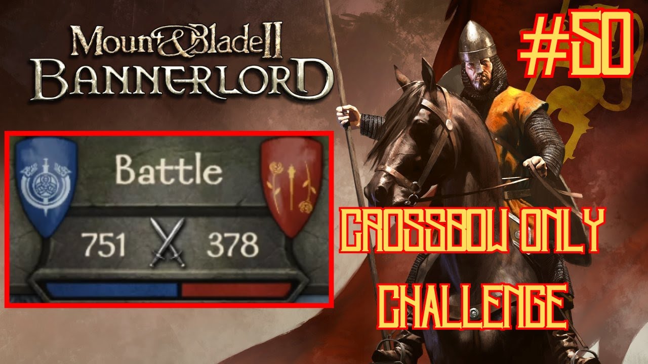 DEFENDING A CASTLE FROM PRINCE RAGANVAD Crossbow Troops Only Bannerlord